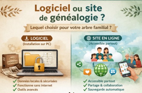 Logiciel de généalogie ou site en ligne