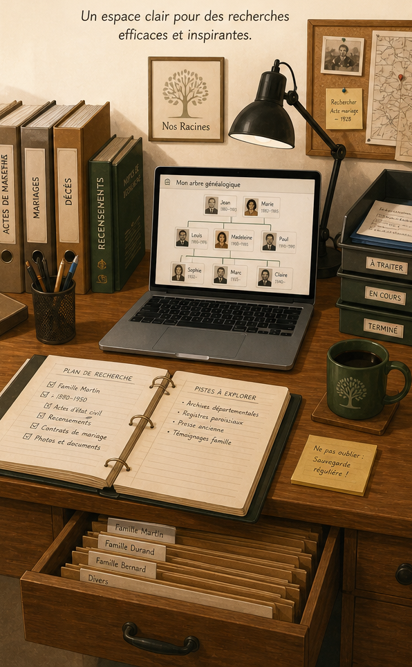 Bureau organisé