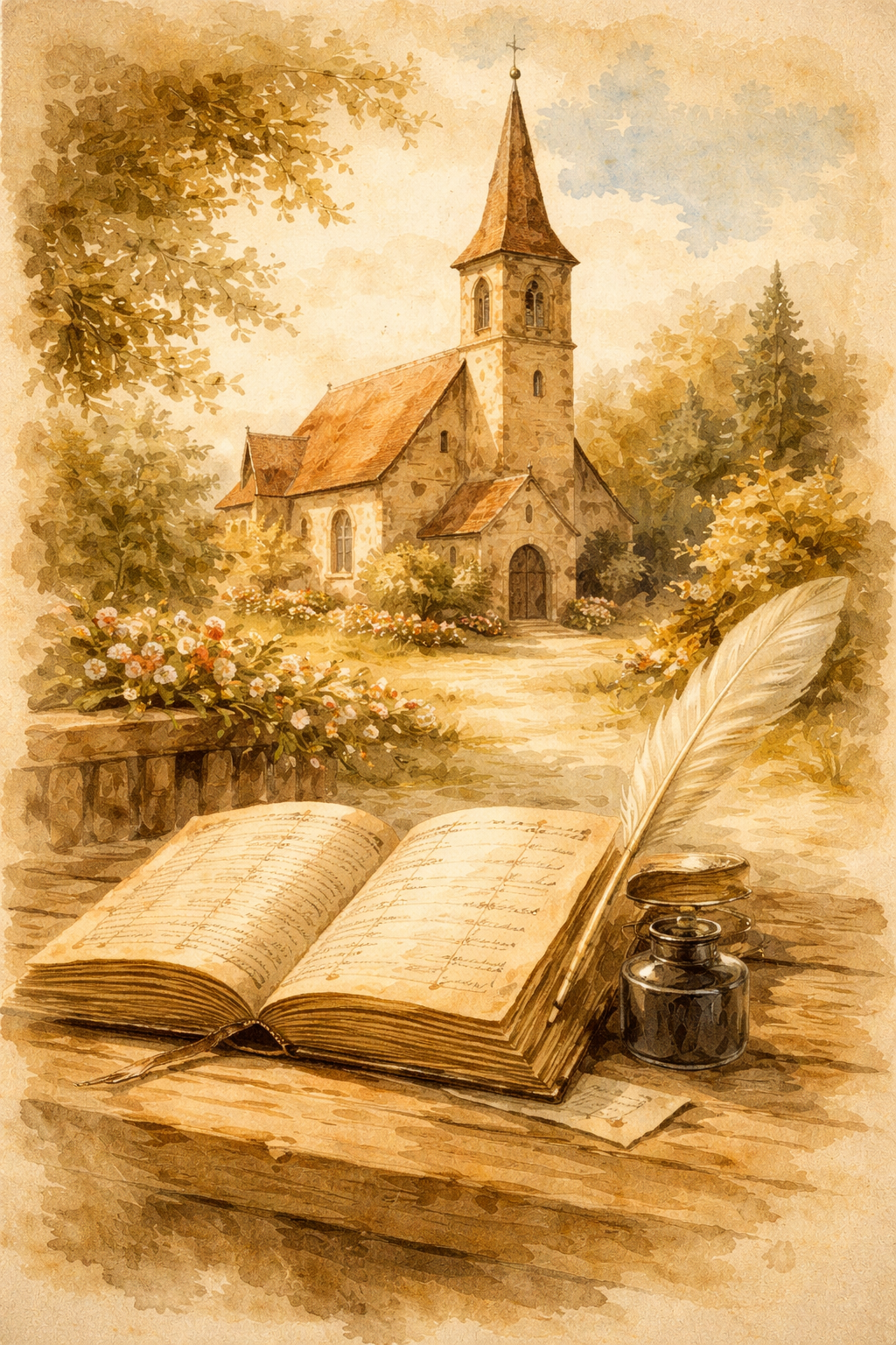 Église alsacienne et registre paroissial — généalogie droit local alsacien